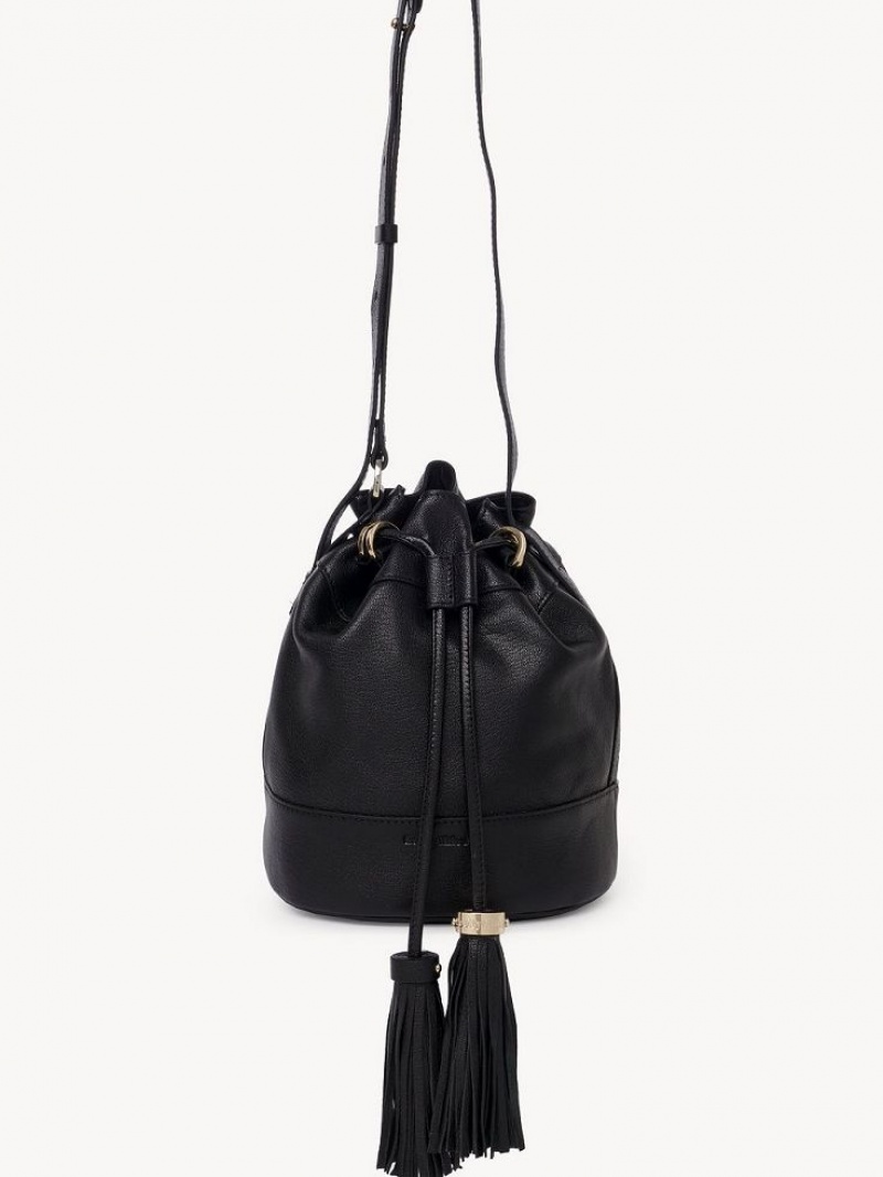 Black Chloe Vicki Bucket Mini Bags | CHE-SR14736