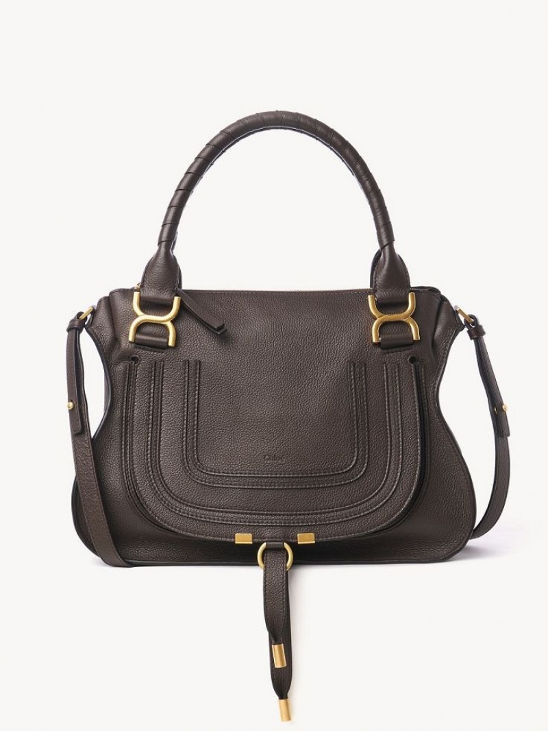 Bold Brown Chloe Marcie Double Carry Crossbody Bags | CHE-SR13493