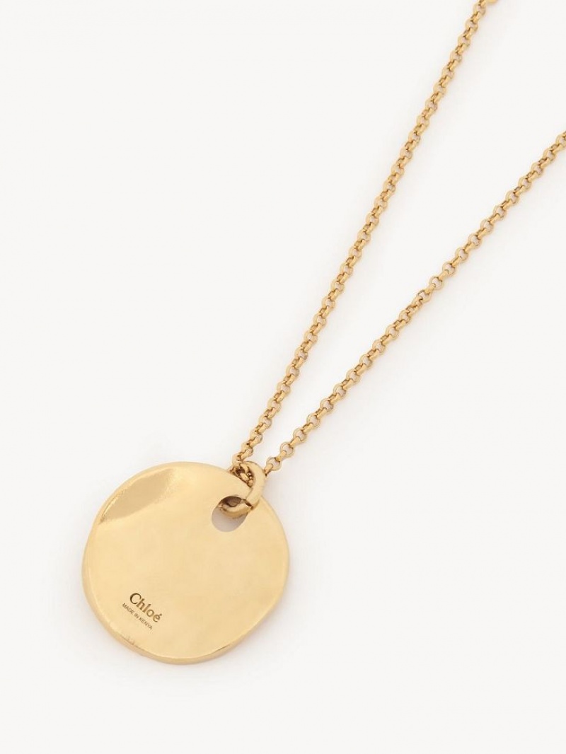 Bright Gold Chloe Penelope Necklaces | CHE-SR14451