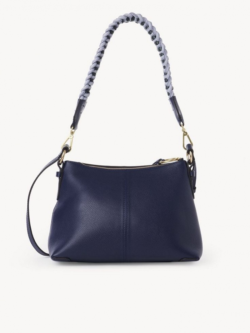 CLASSIC NAVY Chloe Joan Small Shoulder Bags | CHE-SR14647