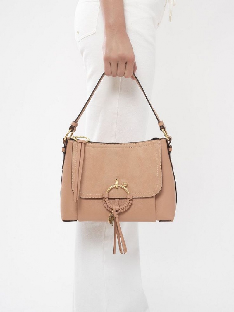 COFFEE PINK Chloe Joan Small Shoulder Bags | CHE-SR14697