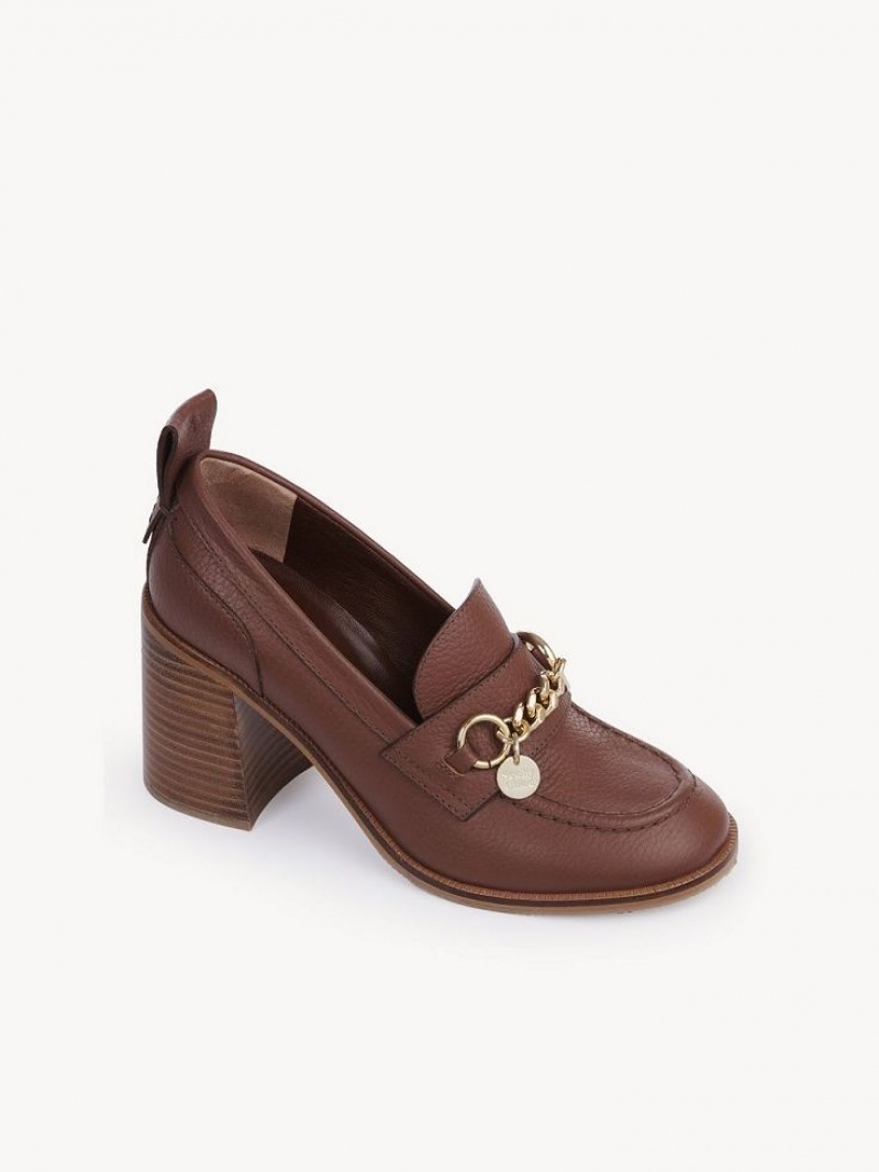 COGNAC Chloe Aryel Penny Flats | CHE-SR14796