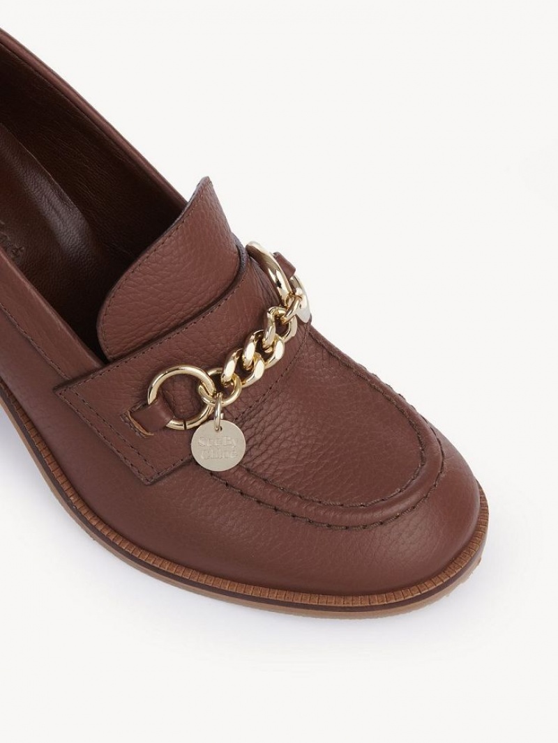 COGNAC Chloe Aryel Penny Flats | CHE-SR14796