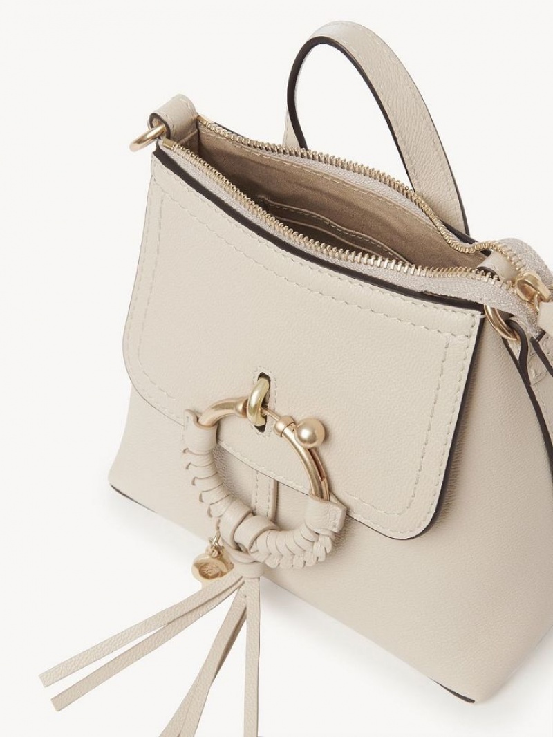 Cement Beige Chloe Joan Backpacks | CHE-SR14793