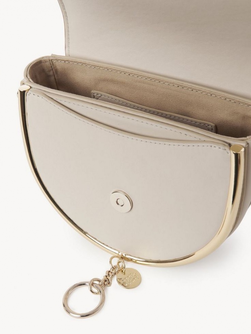 Cement Beige Chloe Mara Evening Crossbody Bags | CHE-SR14717