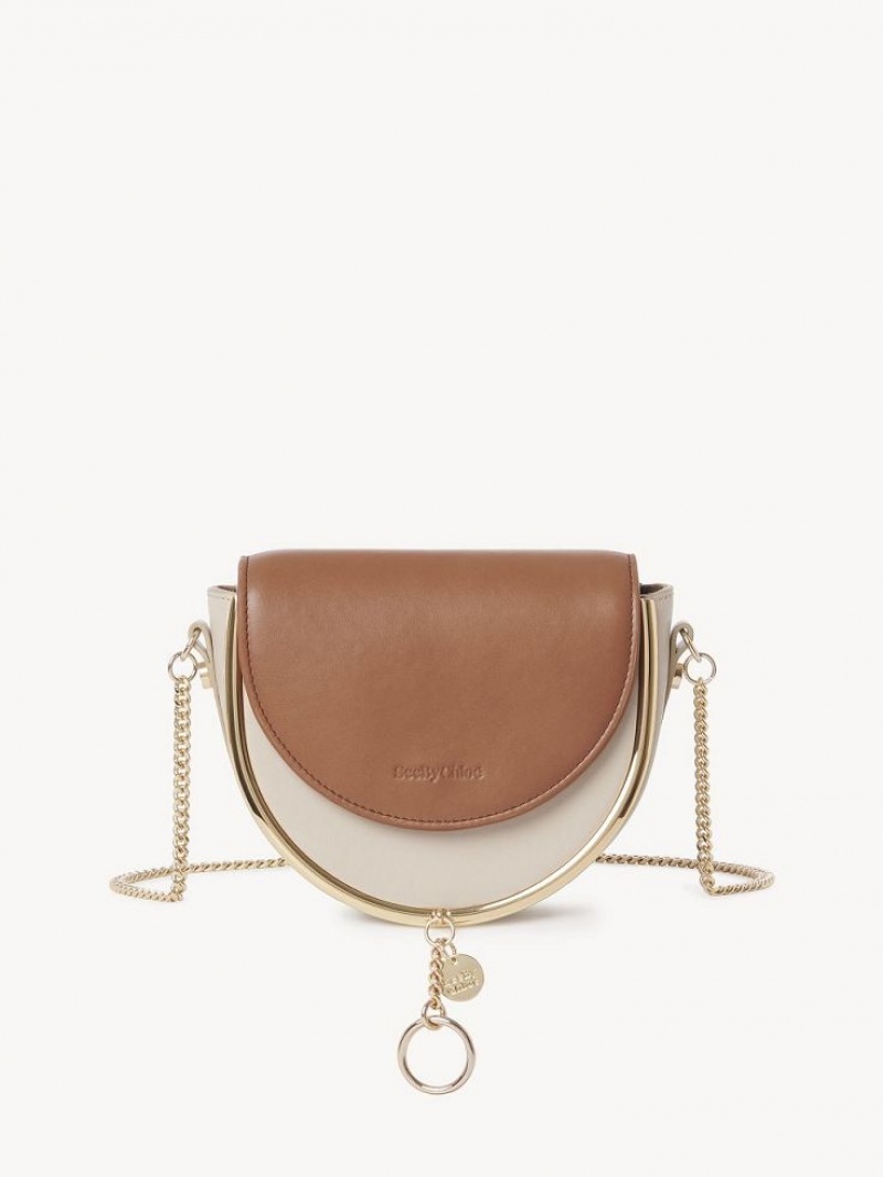 Cement Beige Chloe Mara Evening Crossbody Bags | CHE-SR14717