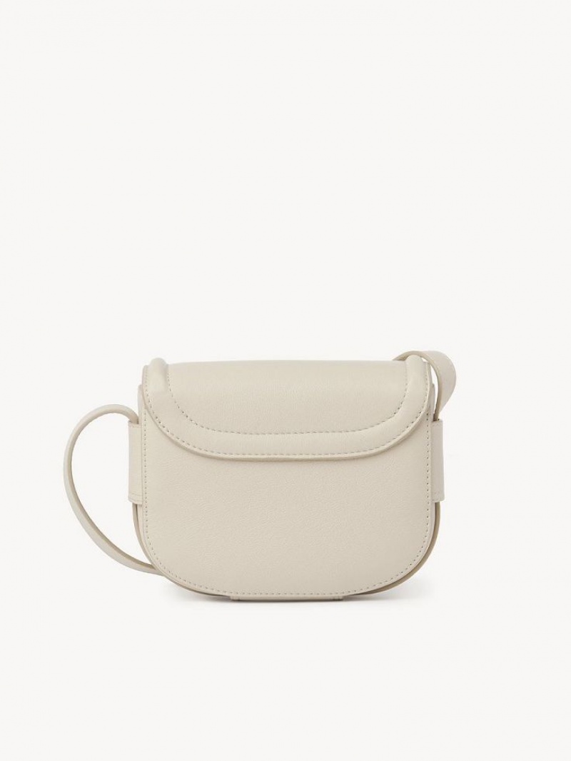 Cement Beige Chloe Mara Small Shoulder Bags | CHE-SR14618