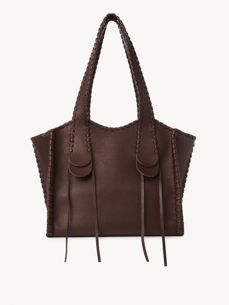 Chocolate Chloe Medium Mony Shoulder Bags | CHE-SR13435