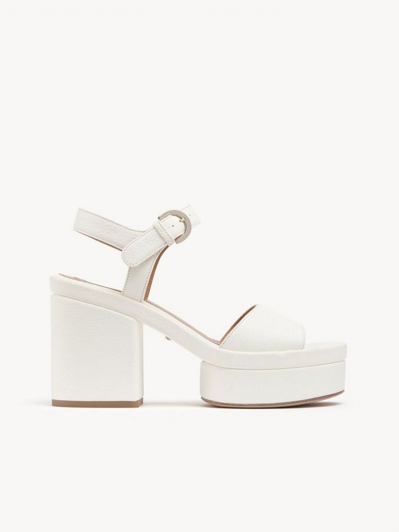 Cloudy White Chloe Odina High-heel Sandals | CHE-SR14184