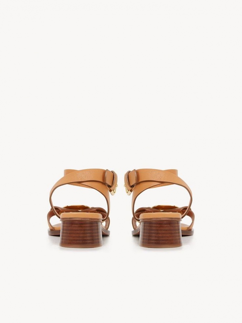 Cuoio Chloe Chany High-heel Sandals | CHE-SR14828