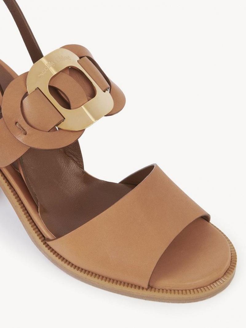 Cuoio Chloe Chany High-heel Sandals | CHE-SR14833