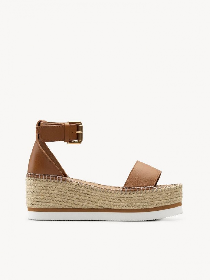 Cuoio Chloe Glyn Espadrille Sandals | CHE-SR14806