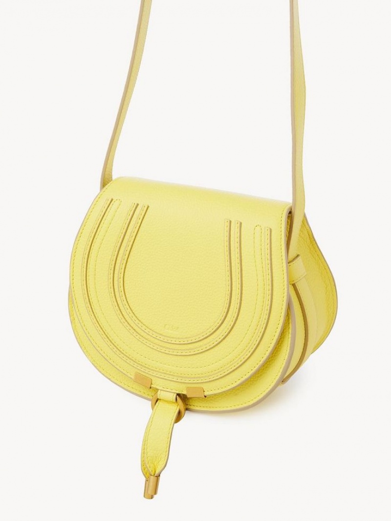 DAFFODIL YELLOW Chloe Marcie Small Crossbody Bags | CHE-SR13533