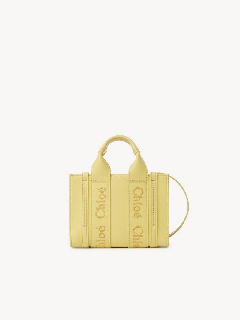 DAFFODIL YELLOW Chloe Mini Woody Crossbody Bags | CHE-SR13520