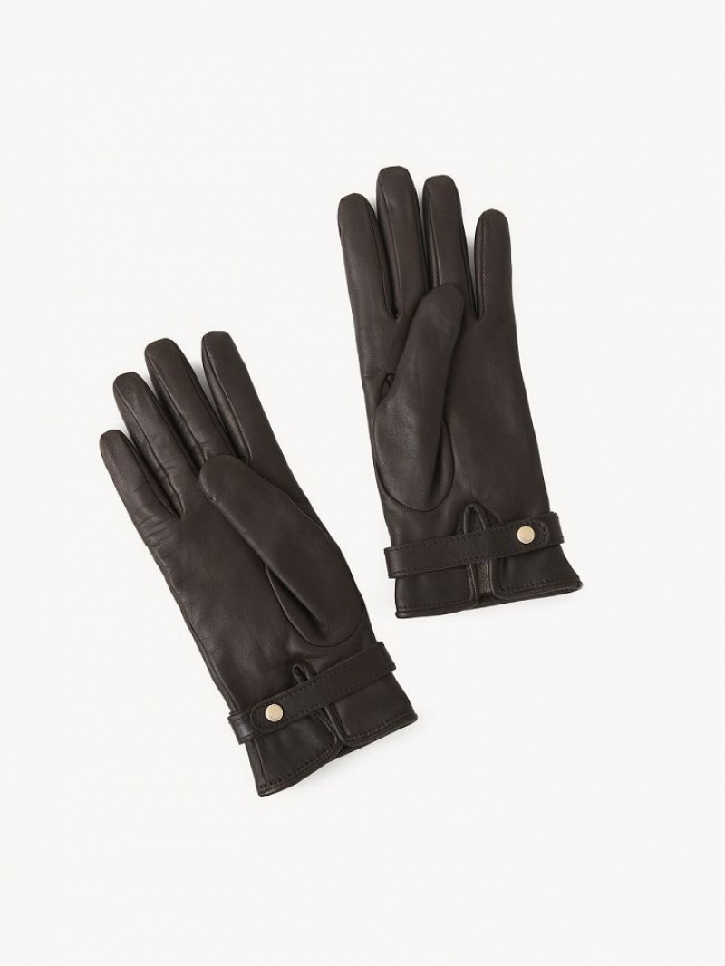 DARKENED BROWN Chloe Marcie Gloves | CHE-SR14465