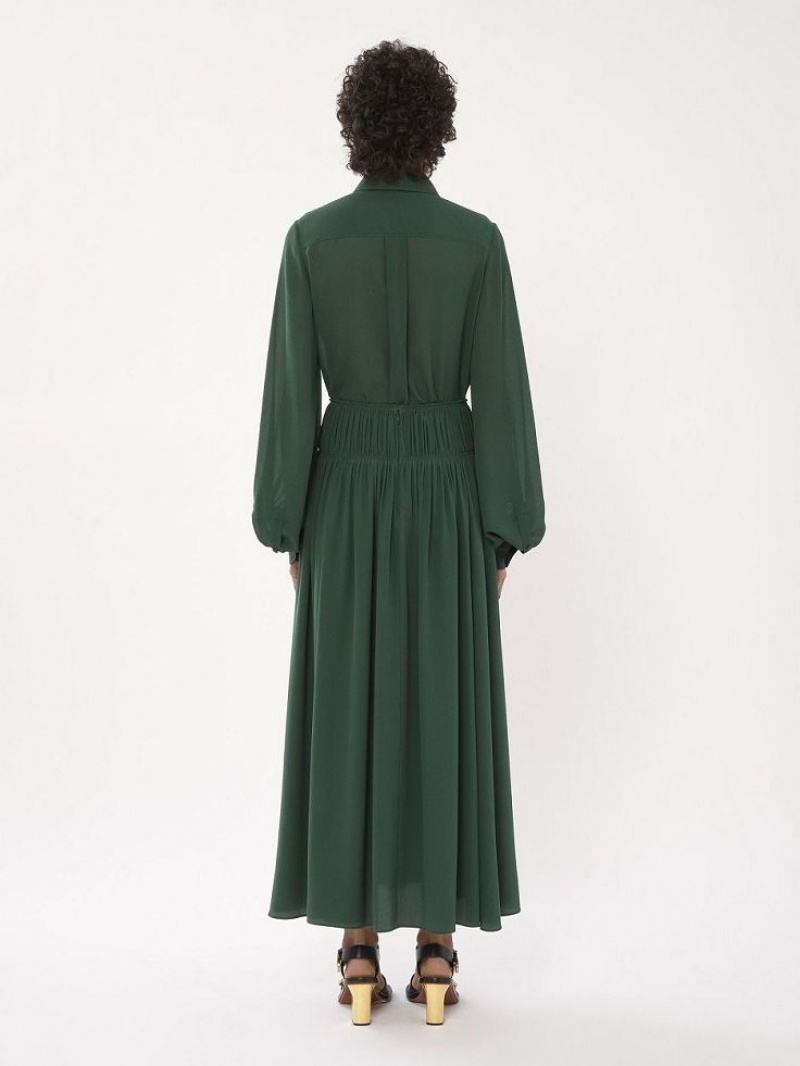 DARK PINE Chloe Flared Long Skirts | CHE-SR14094