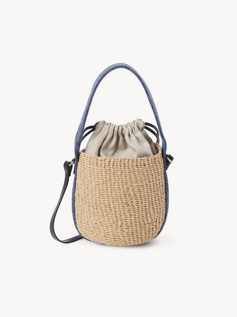 Denim Chloe Small Woody Baskets | CHE-SR13650