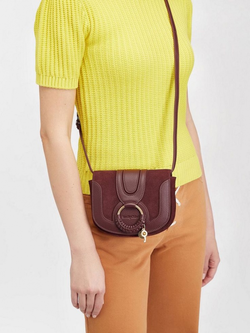 Dusky Brown Chloe Hana Mini Shoulder Bags | CHE-SR14586