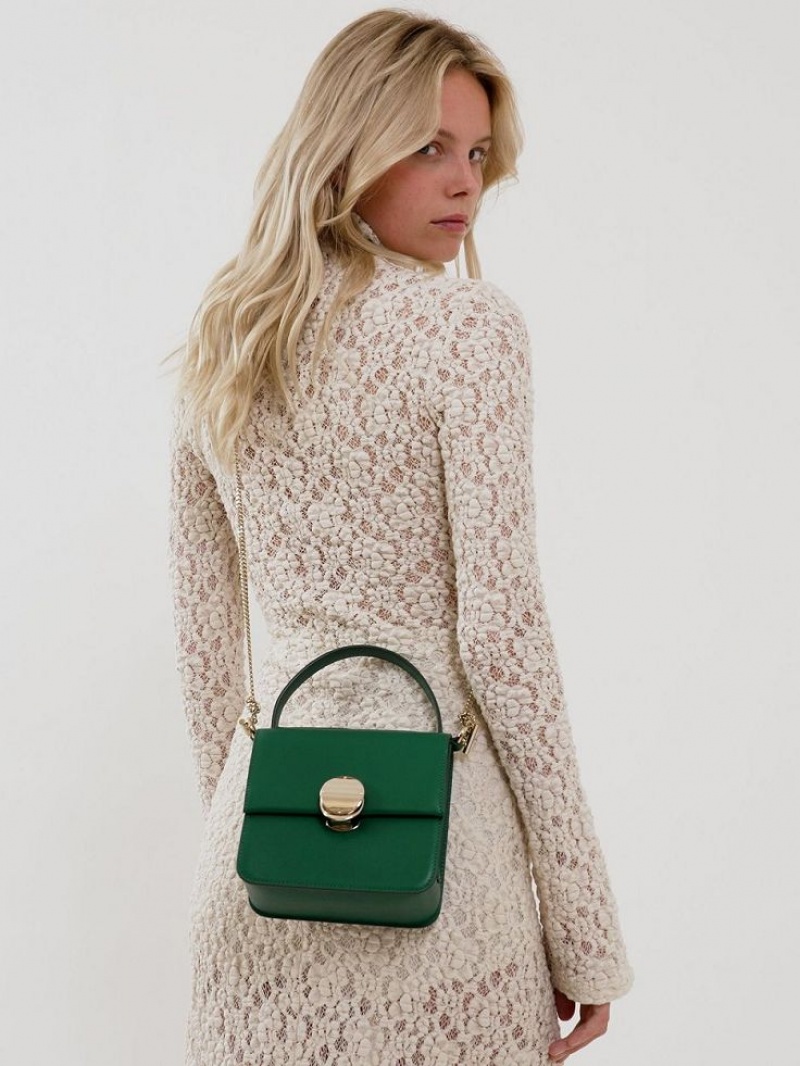 EMERALD Chloe Penelope Small Top Handle Shoulder Bags | CHE-SR13448