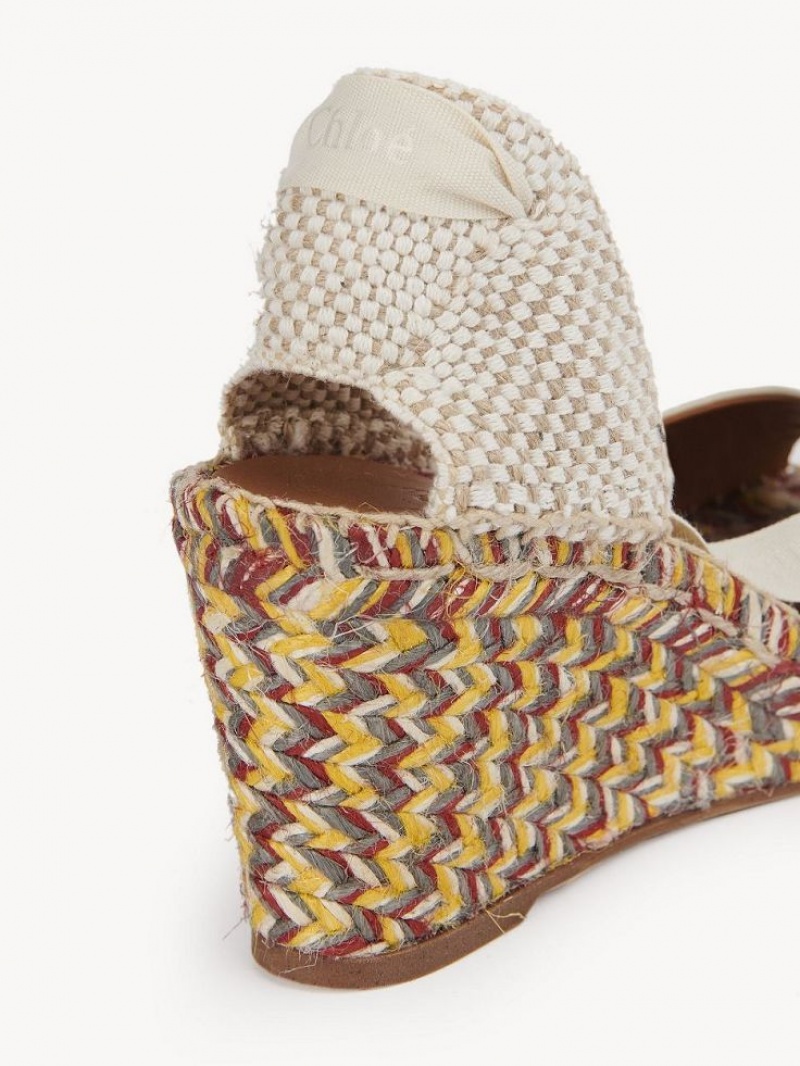 Eggshell Chloe Piia Espadrille | CHE-SR14149