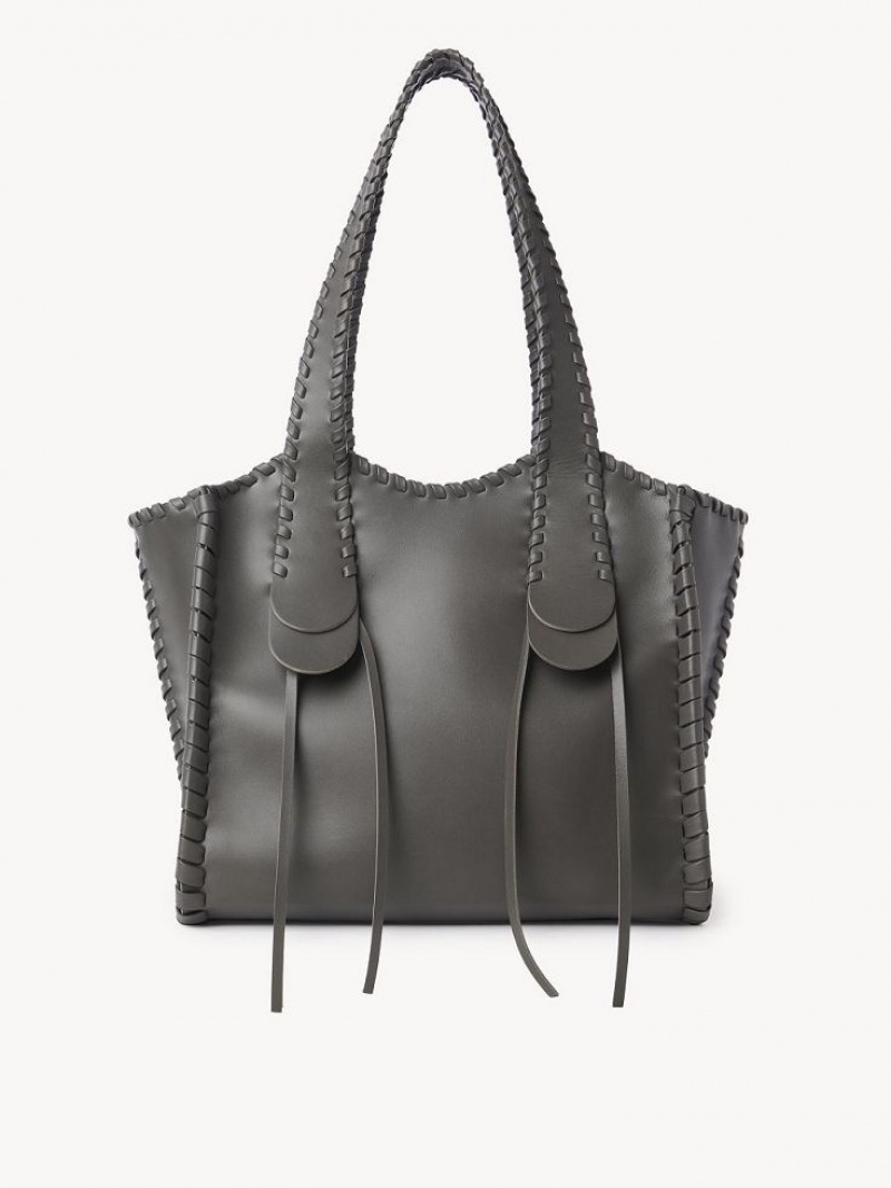 Elephant Grey Chloe Medium Mony Shoulder Bags | CHE-SR13436