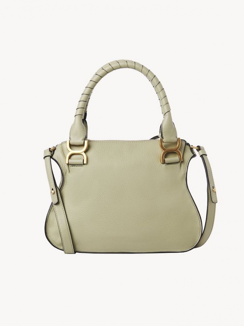 FADED GREEN Chloe Marcie Small Double Carry Crossbody Bags | CHE-SR13554