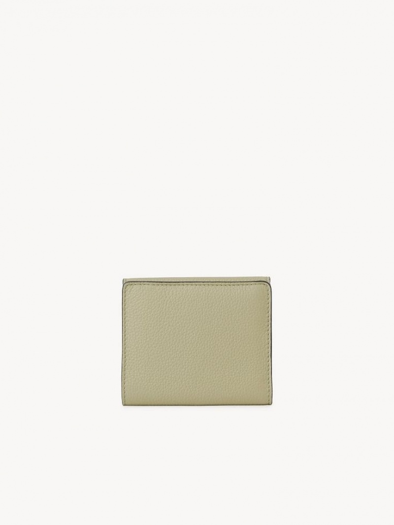 FADED GREEN Chloe Marcie Square Compact Wallets | CHE-SR14279