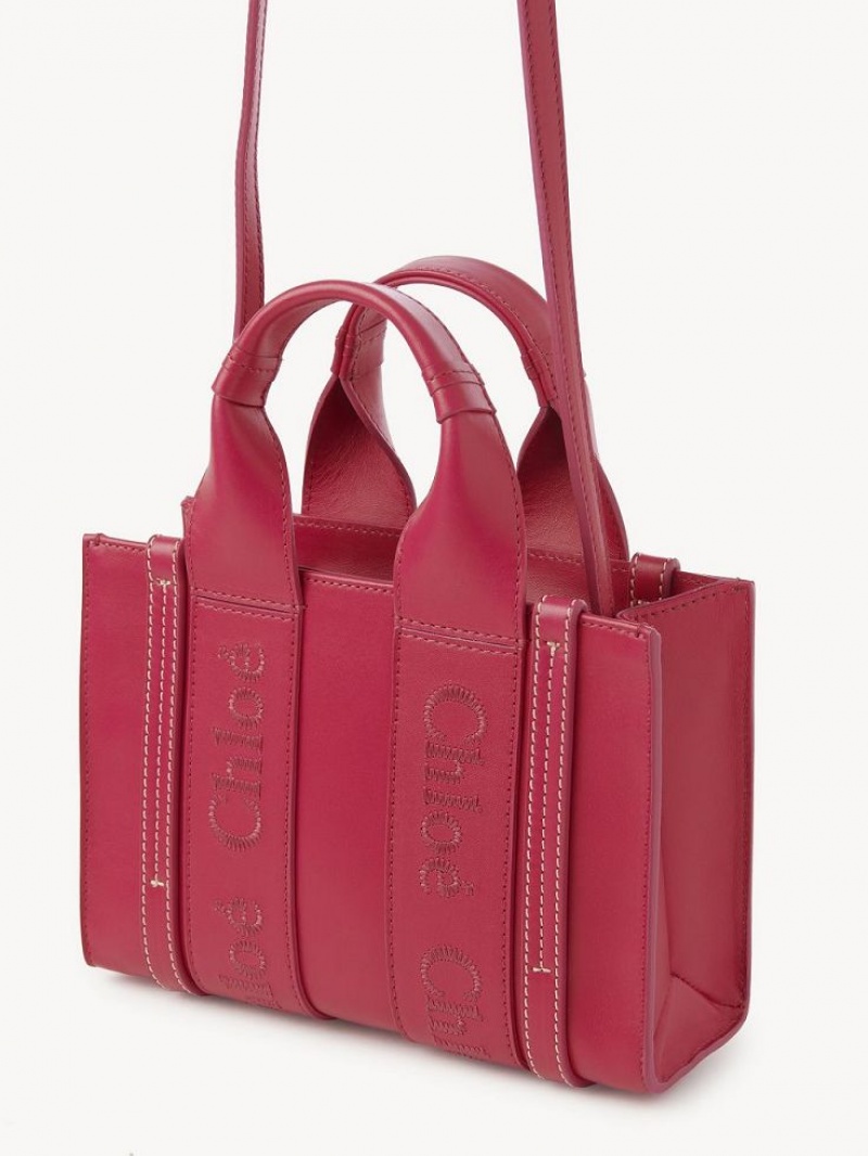 FIZZY PINK Chloe Woody Tote 1 Mini Bags | CHE-SR13700