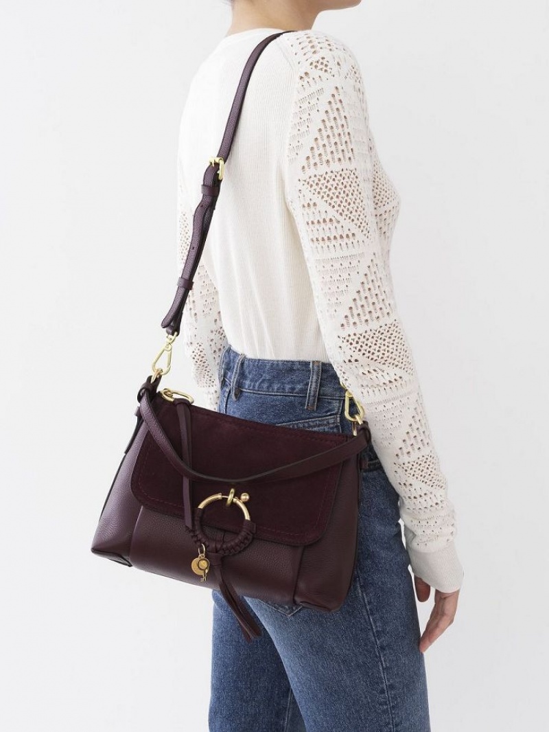 FULL VIOLINE Chloe Joan Small Shoulder Bags | CHE-SR14650