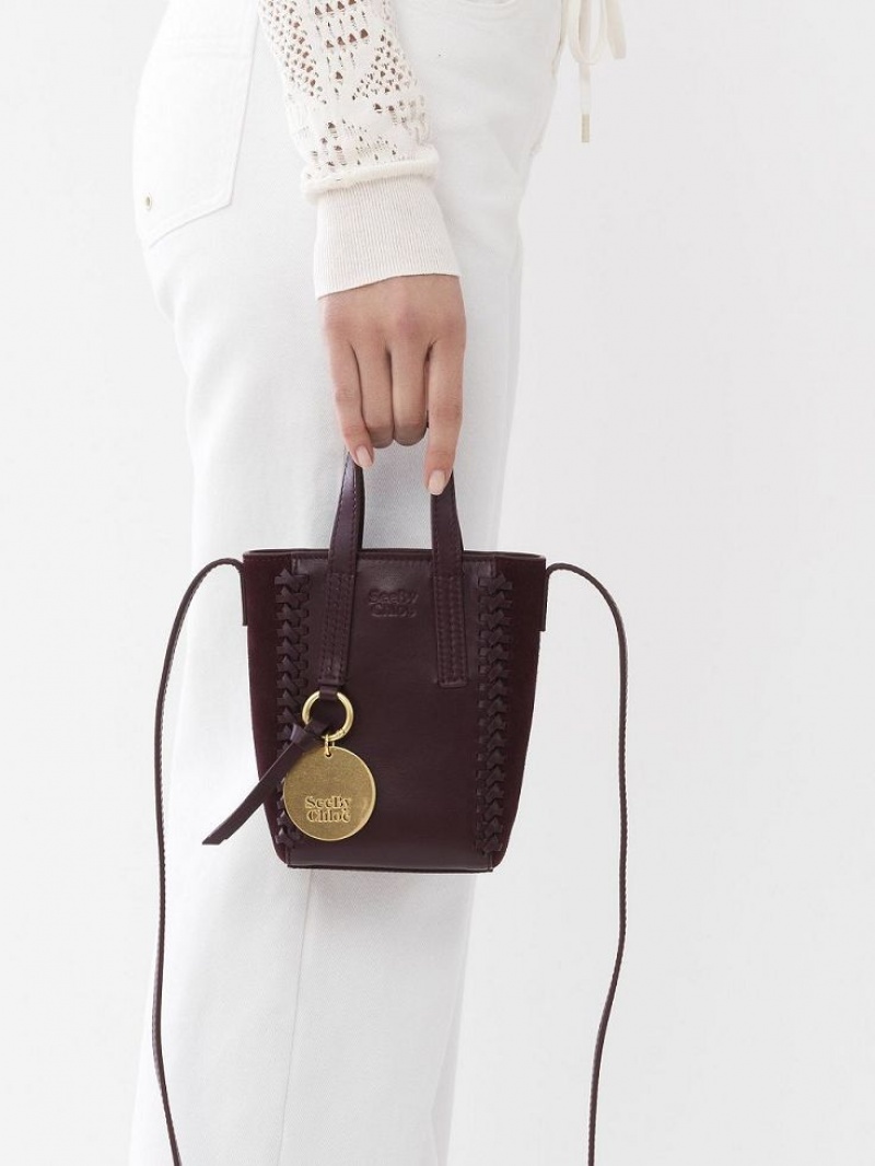 FULL VIOLINE Chloe Tilda Mini Tote Bags | CHE-SR14706