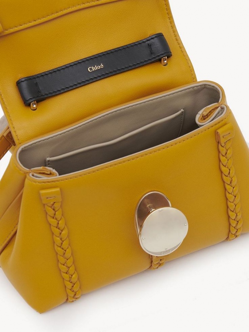 GOLDEN YELLOW Chloe Penelope Mini Soft Shoulder Bags | CHE-SR13450