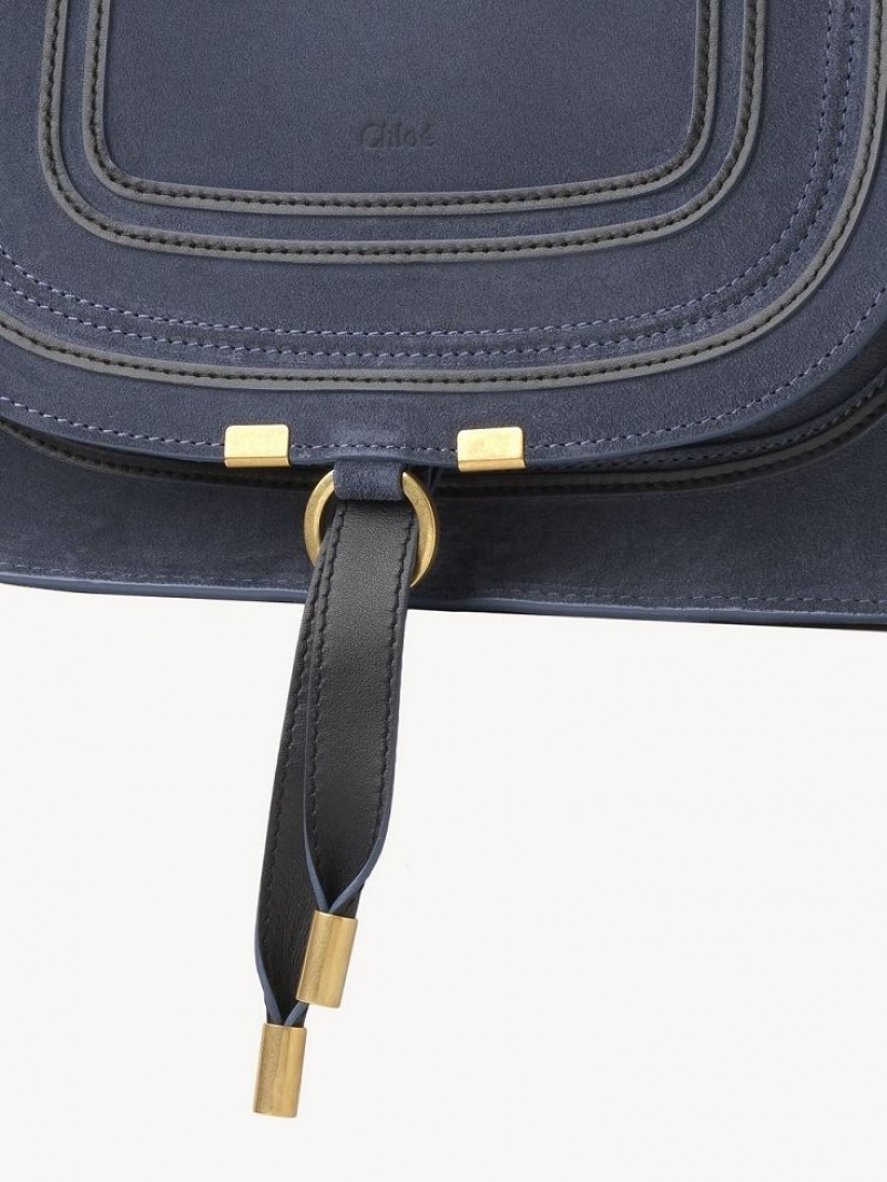 GRAPHITE NAVY Chloe Marcie Double Carry Crossbody Bags | CHE-SR13517