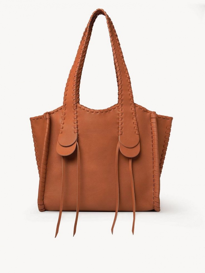 HENNA ORANGE Chloe Medium Mony Tote Bags | CHE-SR13308