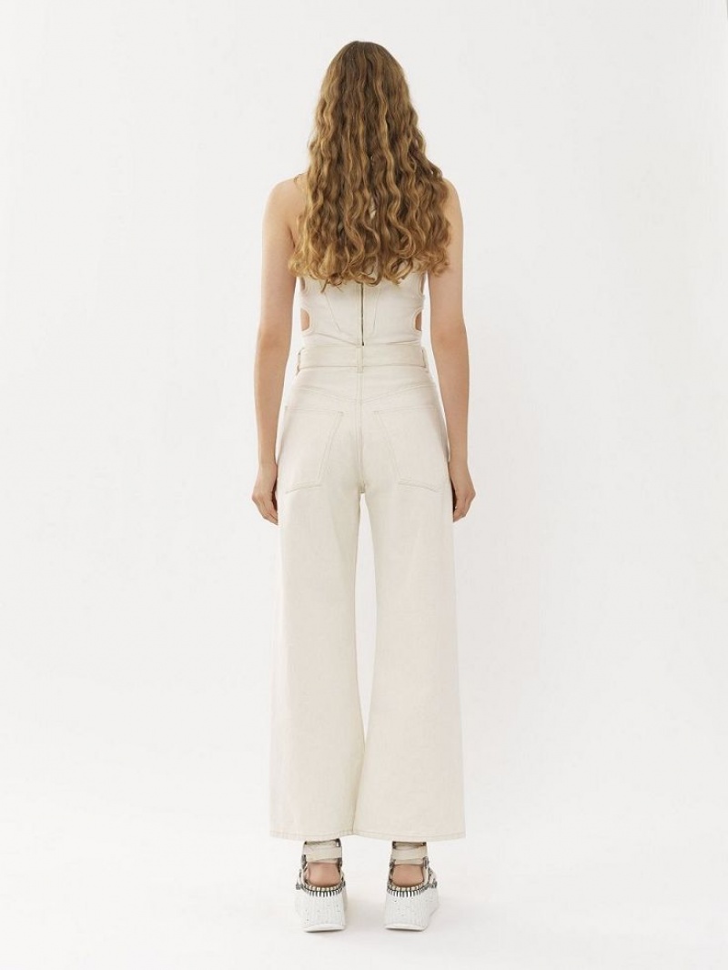 Iconic Milk Chloe Stromboli Wide Cropped Jeans | CHE-SR13995