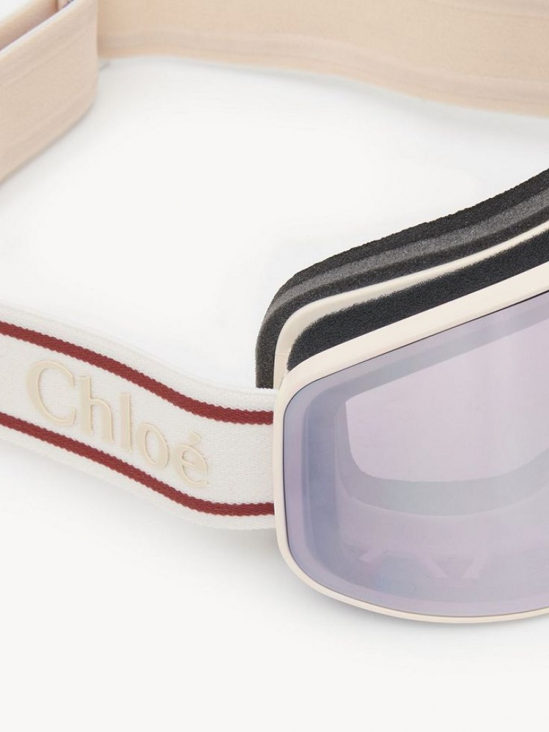 Ivory Chloe Cassidy Ski Goggle Sunglasses | CHE-SR14533