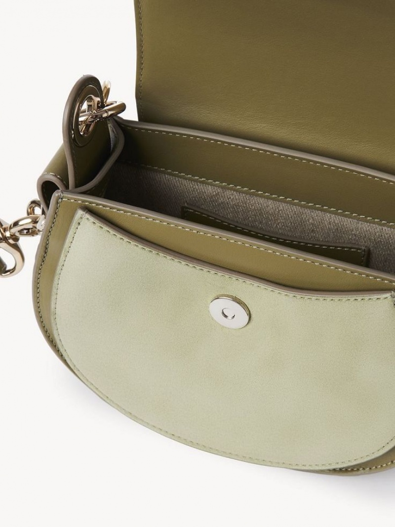 LICHEN GREEN Chloe Small Tess Crossbody Bags | CHE-SR13551