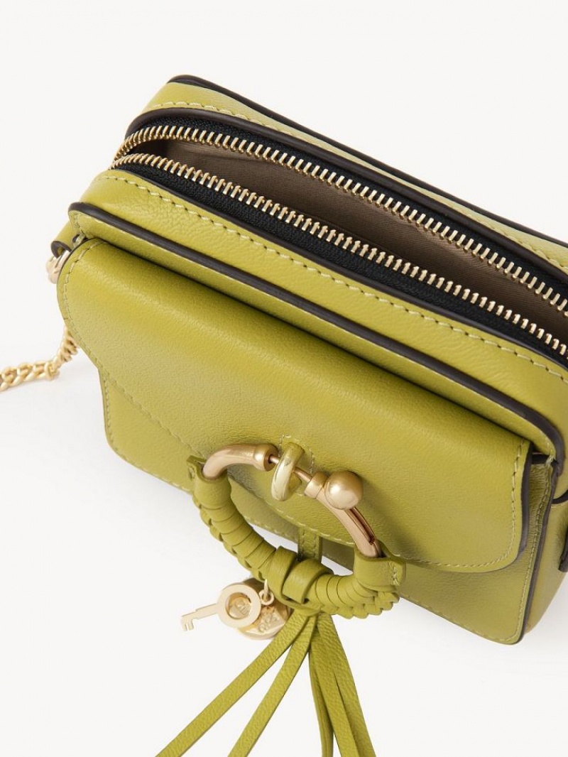 LIGHT OLIVE Chloe Joan Camera Mini Bags | CHE-SR14757