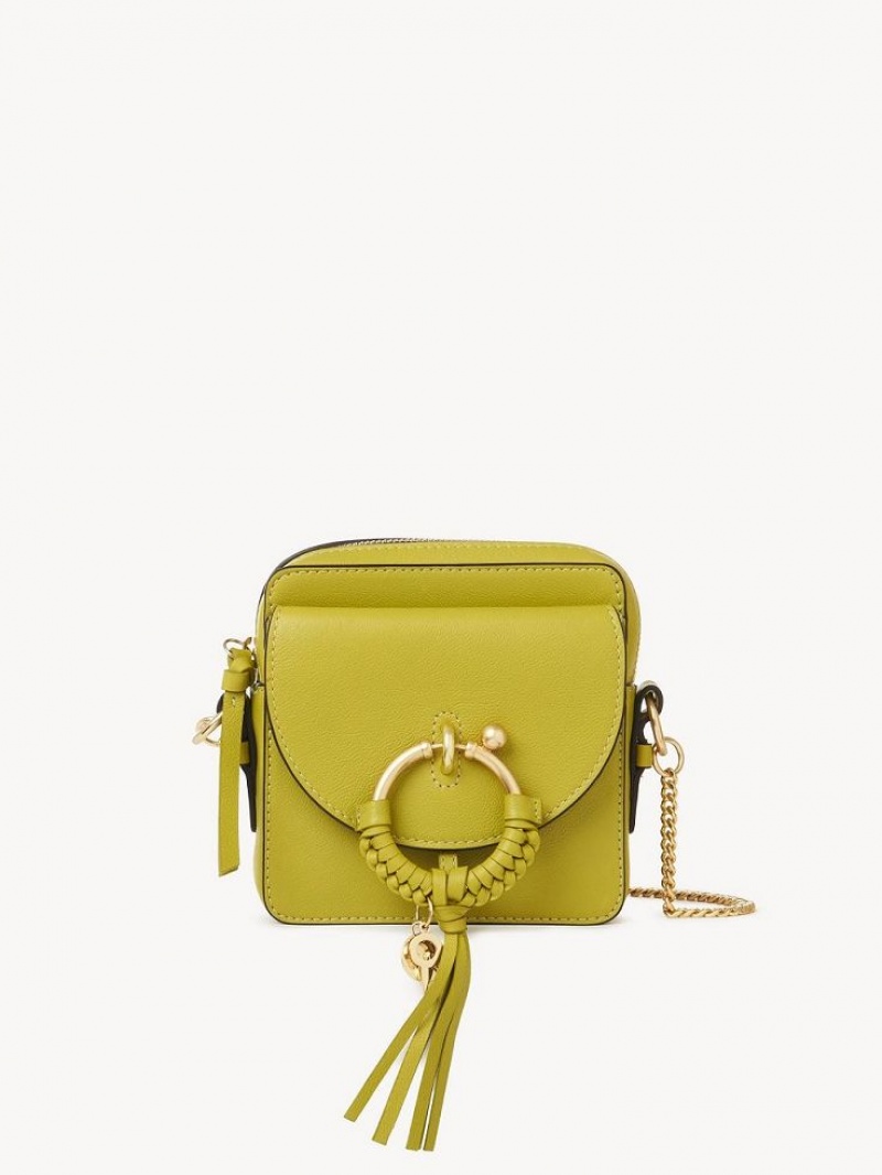 LIGHT OLIVE Chloe Joan Camera Shoulder Bags | CHE-SR14611