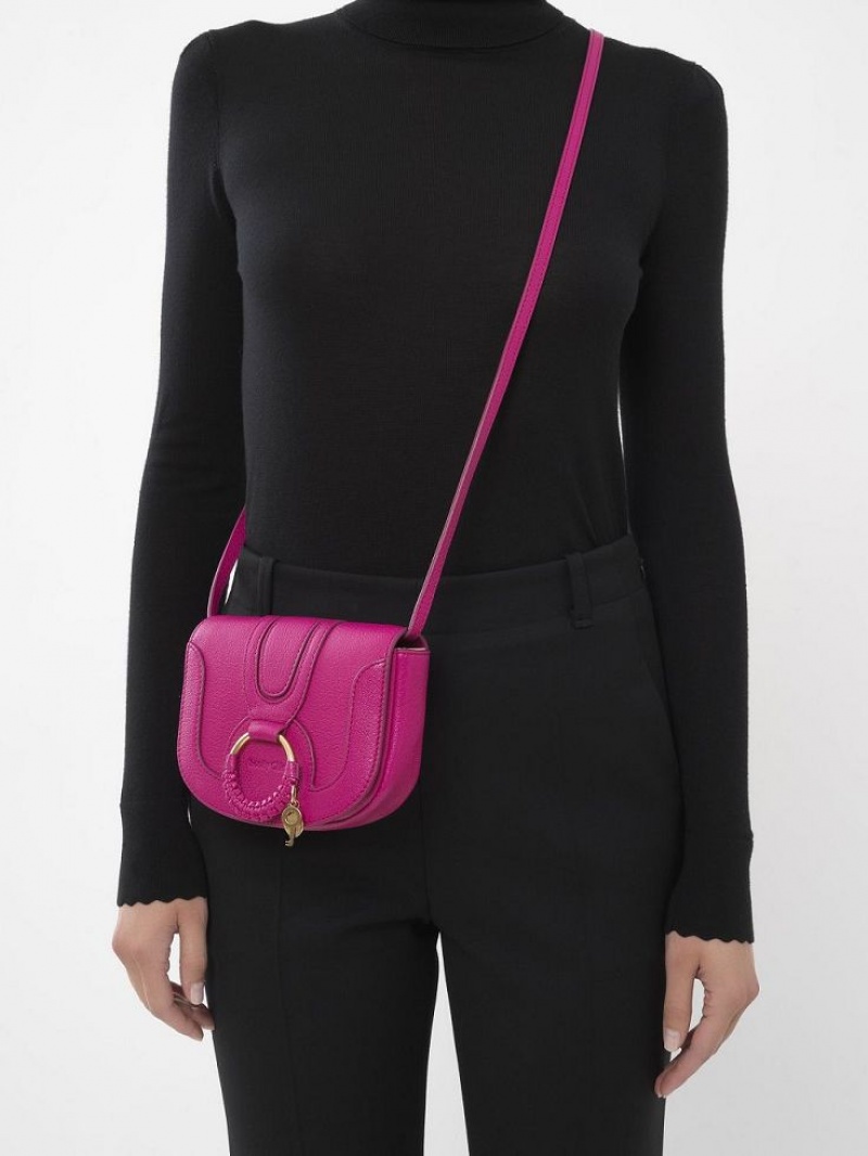 MAGNETIC PINK Chloe Hana Mini Shoulder Bags | CHE-SR14600