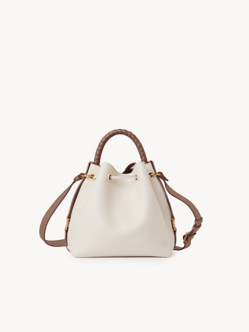 MISTY IVORY Chloe Marcie Bucket Crossbody Bags | CHE-SR13615