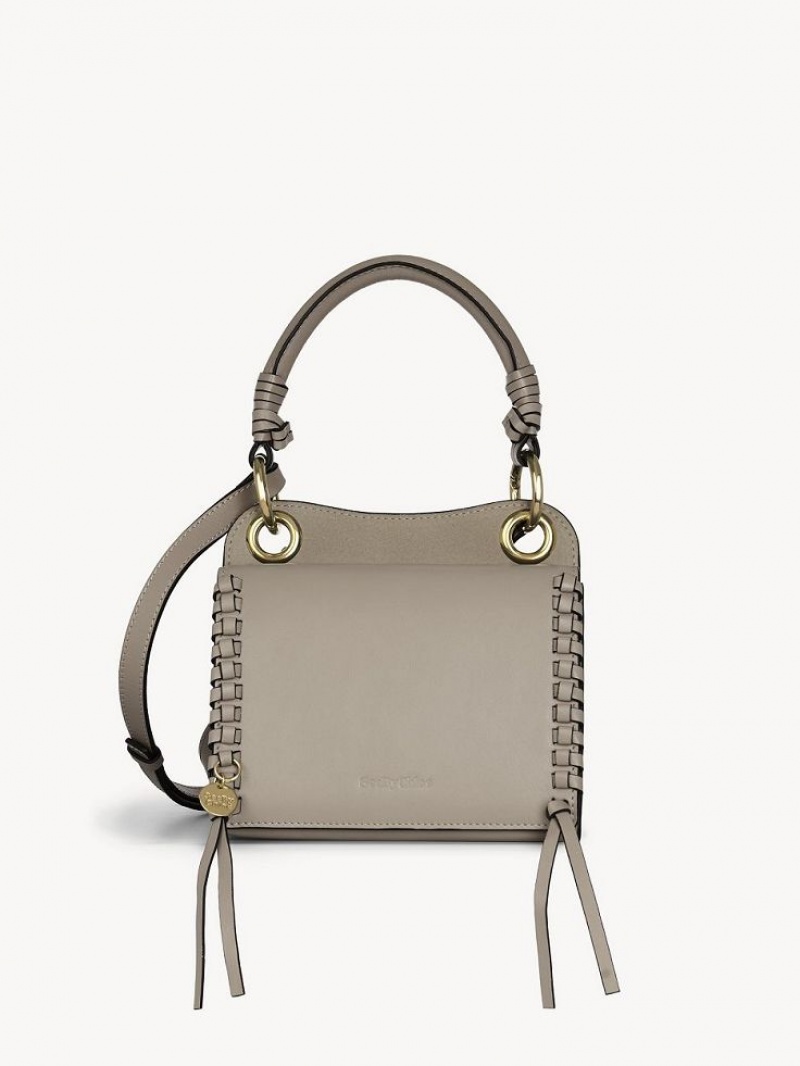 Motty Grey Chloe Mini Tilda Shoulder Bags | CHE-SR14636