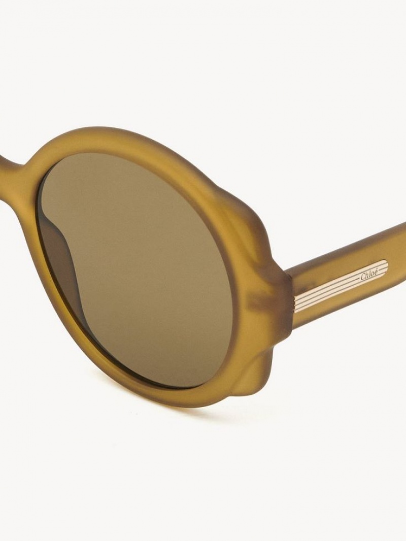 Mustard Chloe Mirtha Sunglasses | CHE-SR14532