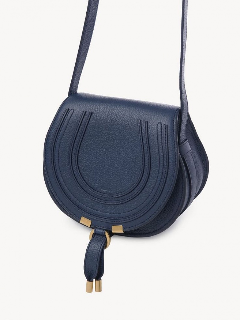 Navy Chloe Marcie Small Crossbody Bags | CHE-SR13571