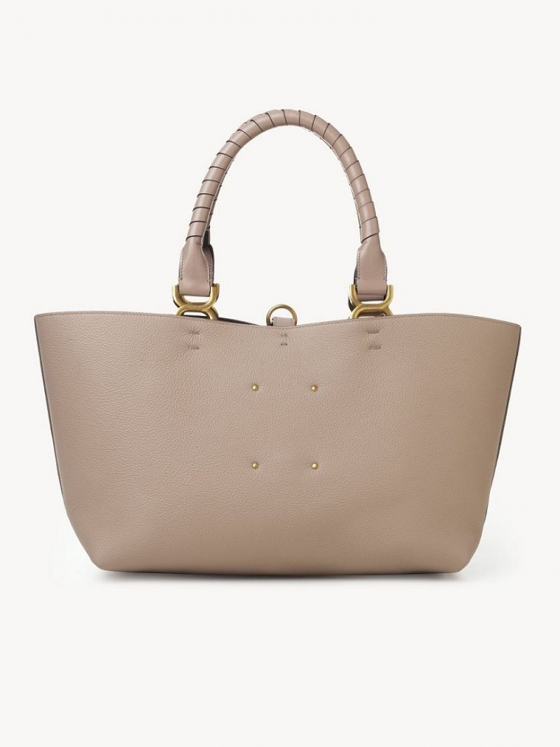 Nomad Beige Chloe Marcie Small Tote Bags | CHE-SR13388