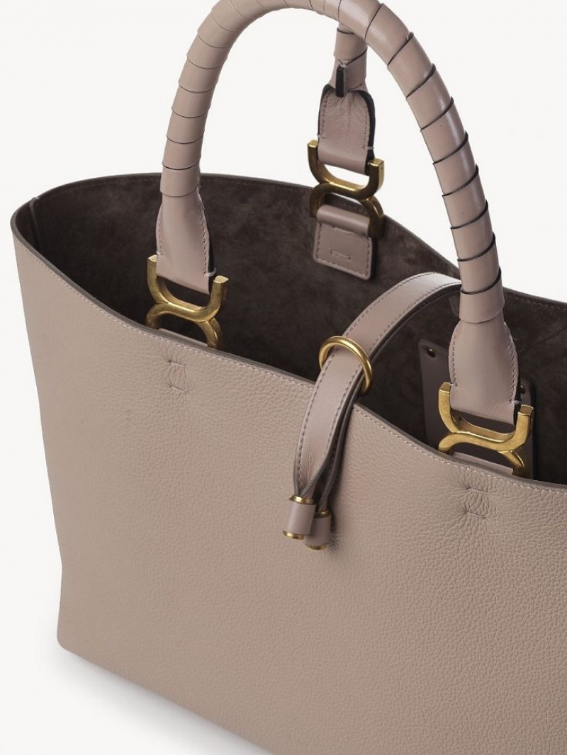 Nomad Beige Chloe Marcie Small Tote Bags | CHE-SR13388