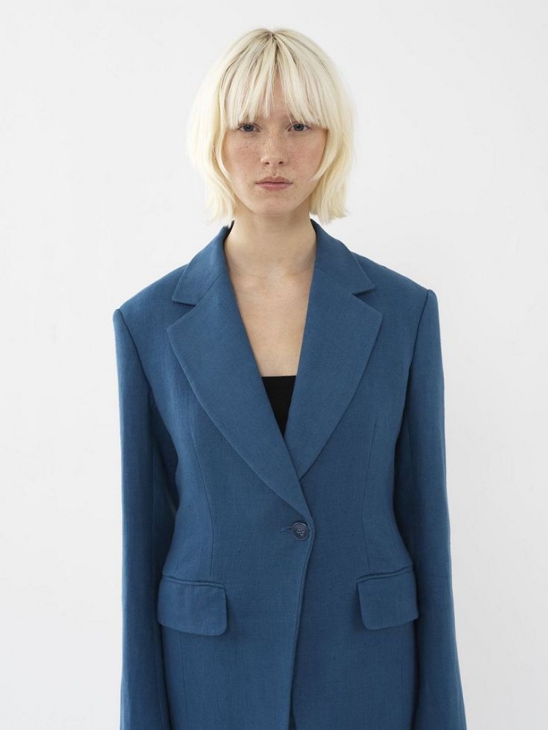 OPAL BLUE Chloe Tailored Jackets | CHE-SR13794