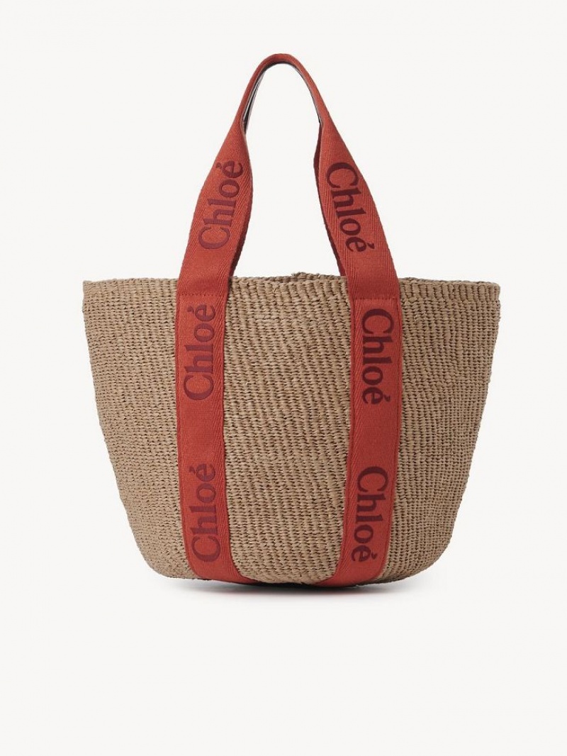 ORANGE - ORANGE 1 Chloe Large Woody Baskets | CHE-SR13646