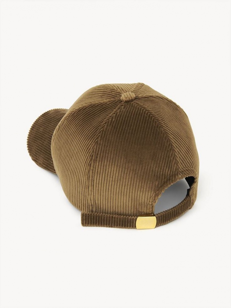 Olive Brown Chloe Swing Caps | CHE-SR14469