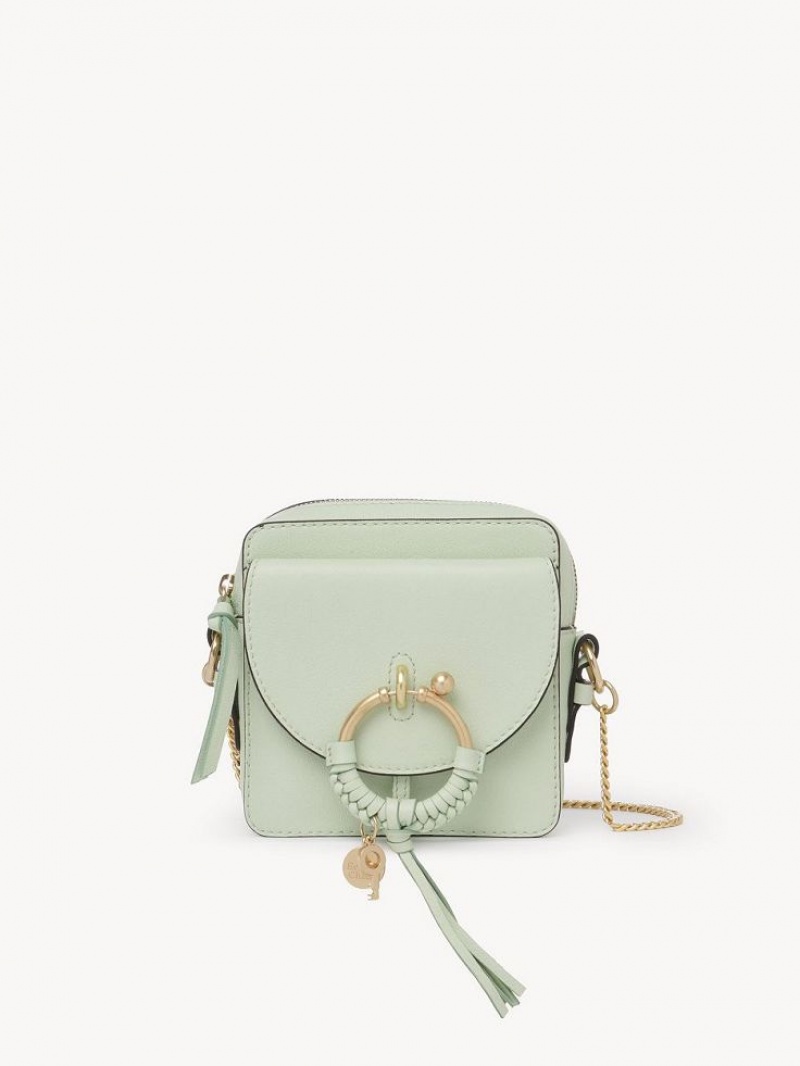 PASTEL GREEN Chloe Joan Camera Shoulder Bags | CHE-SR14677