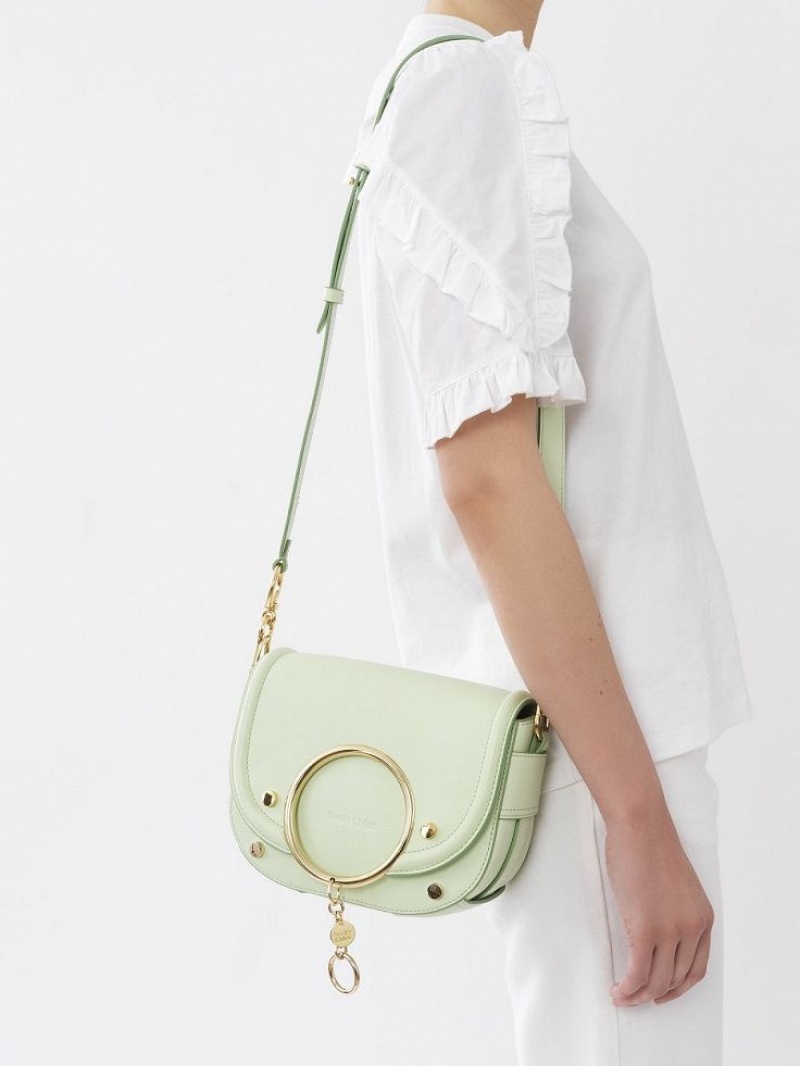 PASTEL GREEN Chloe Mara Shoulder Bags | CHE-SR14673